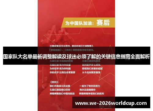 国家队大名单最新调整解读及球迷必须了解的关键信息指南全面解析 国家队大名单最新调整解读及球迷必须了解的关键信息指南全面解析